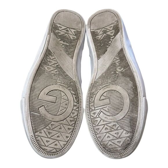 G by Guess Women's White Mid Lace-up Sneakers 8.5 - Picture 6 of 6